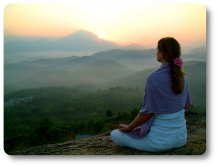 woman doing yoga